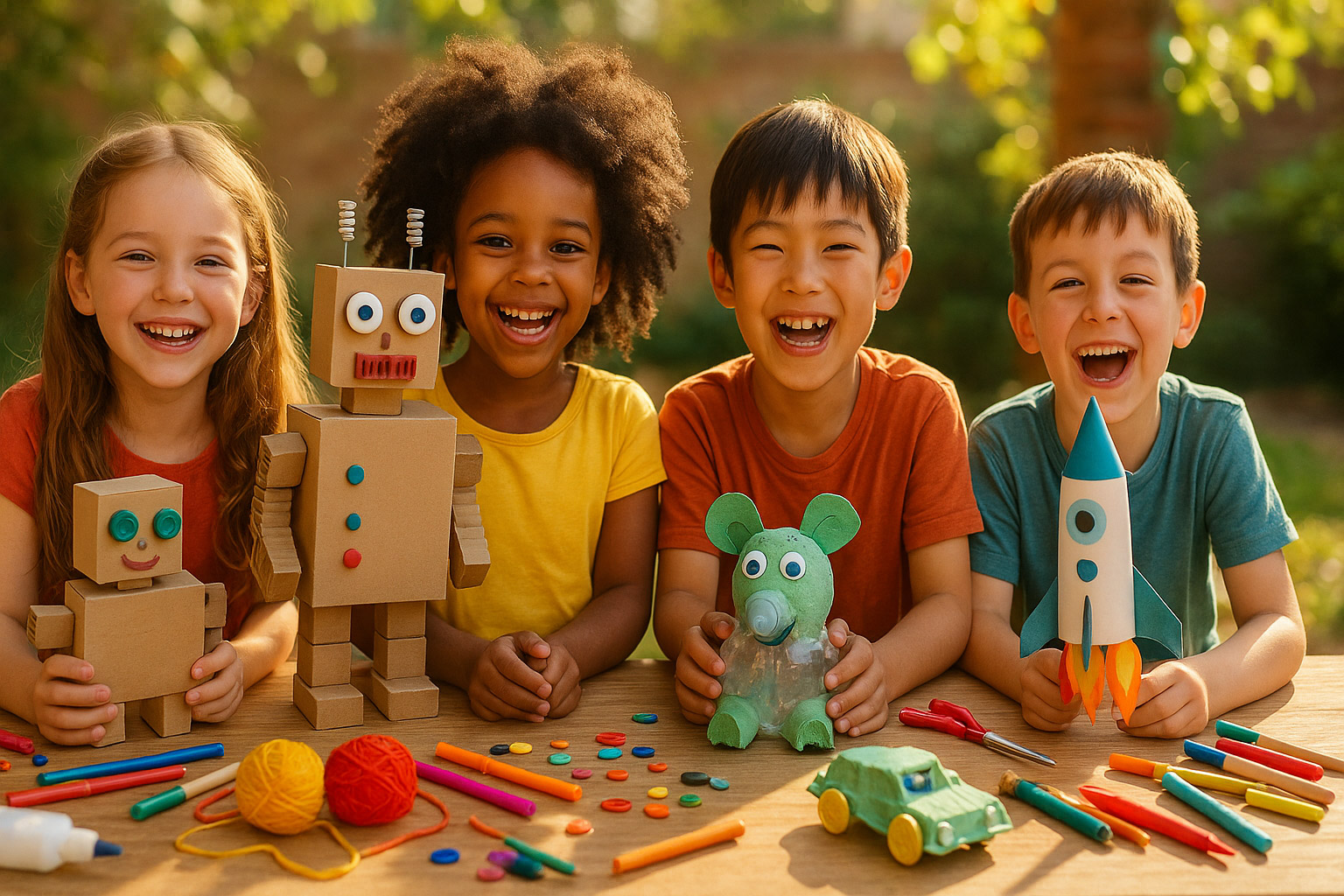 DIY-Spielzeug aus Abfall: Kreatives Basteln