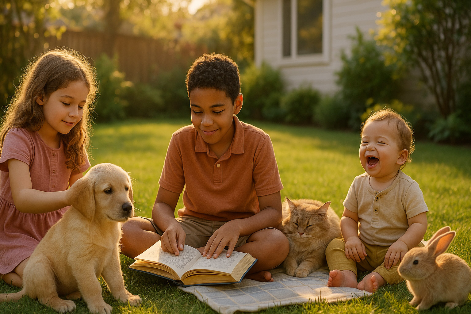 Kinder und Haustiere: Harmonisches Zusammenleben