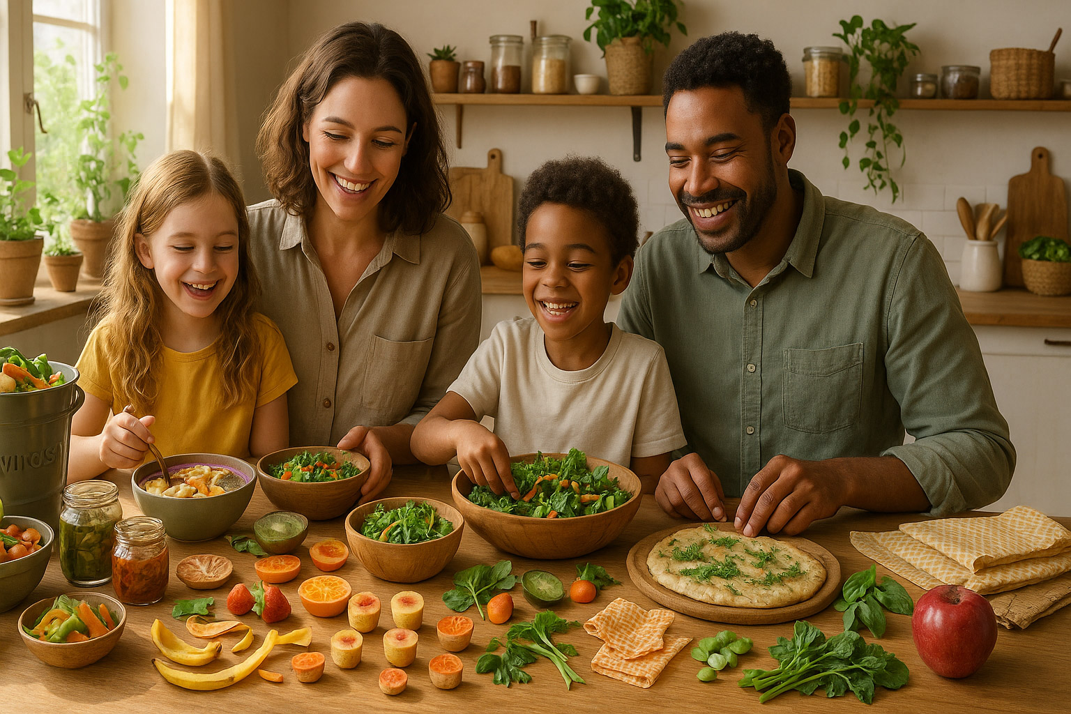 Zero-Waste-Küche mit Kindern: Rezepte für den ganzen Tag