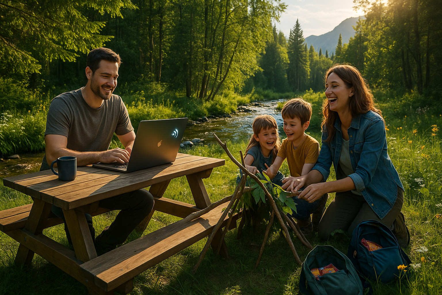 Familienabenteuer im Home-Office-Zeitalter