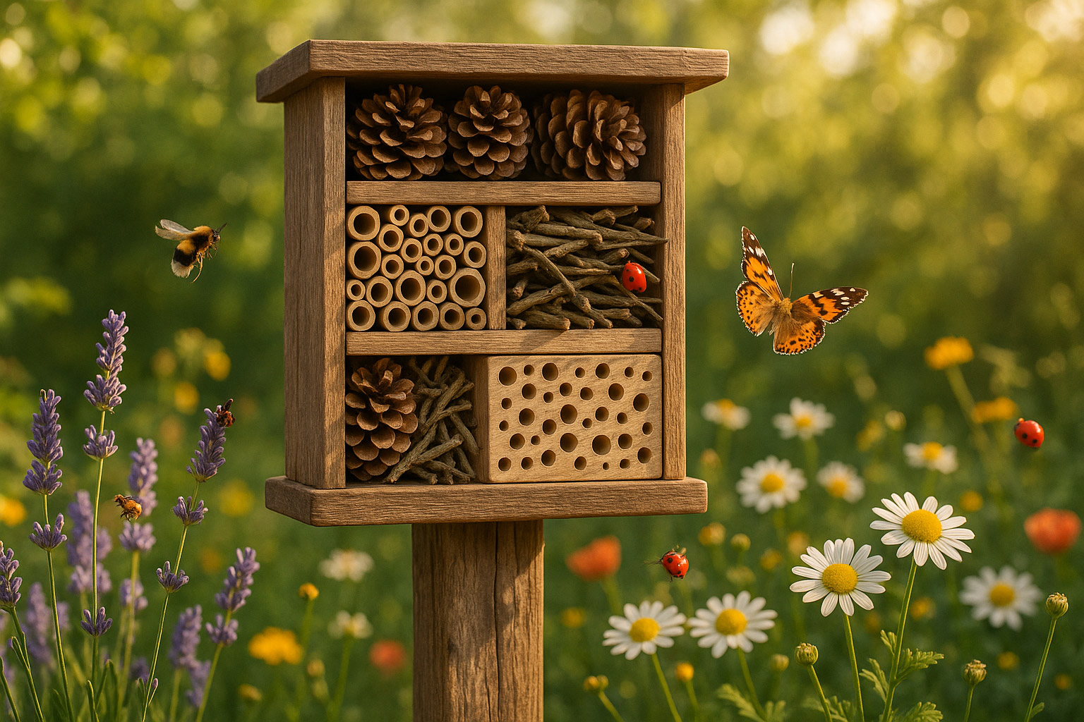 Insektenhotel bauen: Naturförderung im Garten