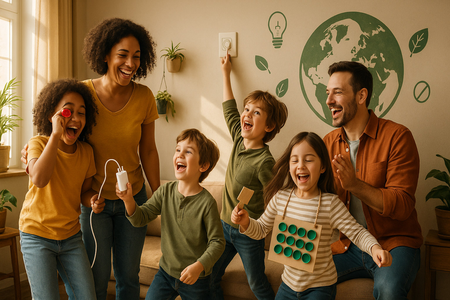 Energie sparen mit Kindern: Spaßige Herausforderungen