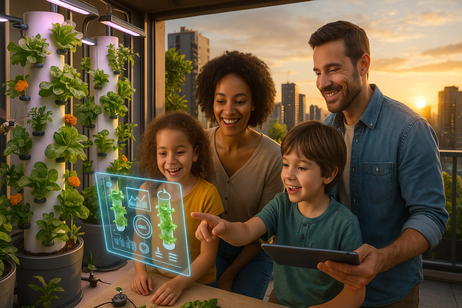 Smarte Gartensysteme für Familien