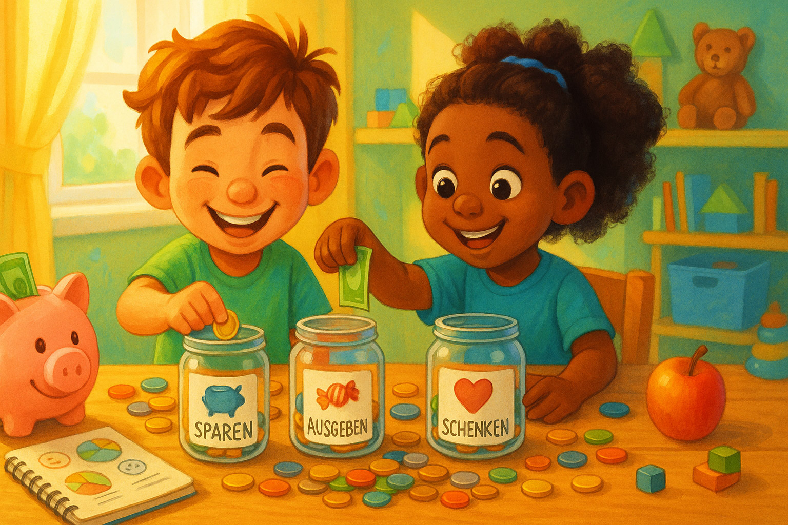 Erste Finanzerziehung: Taschengeld managen